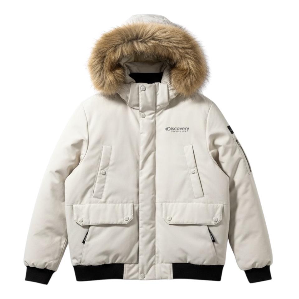 디스커버리 후드탈부착 다운패딩