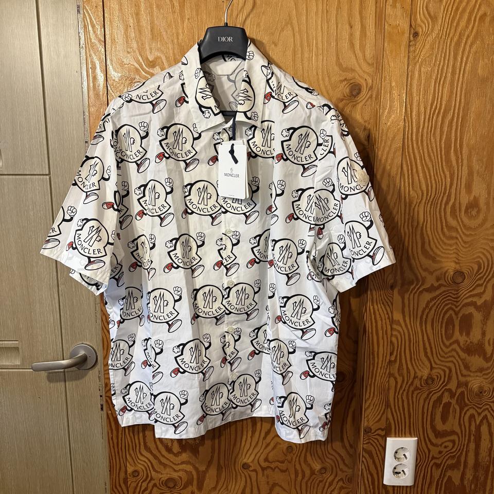 몽클레어 X 키스(kith) 콜라보 하와이안 셔츠 새상품