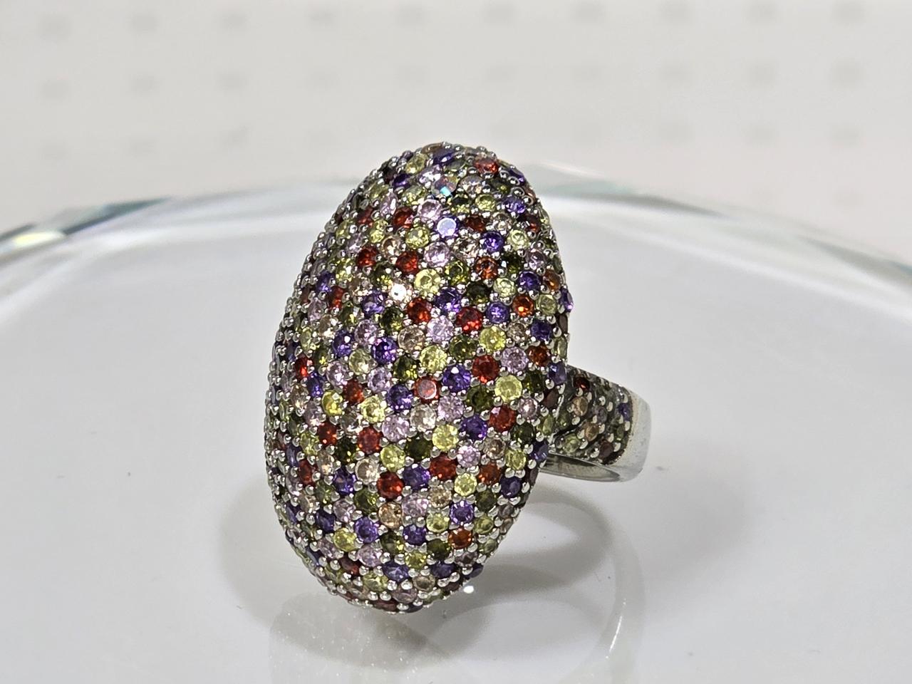 크리스탈 셋팅 반지