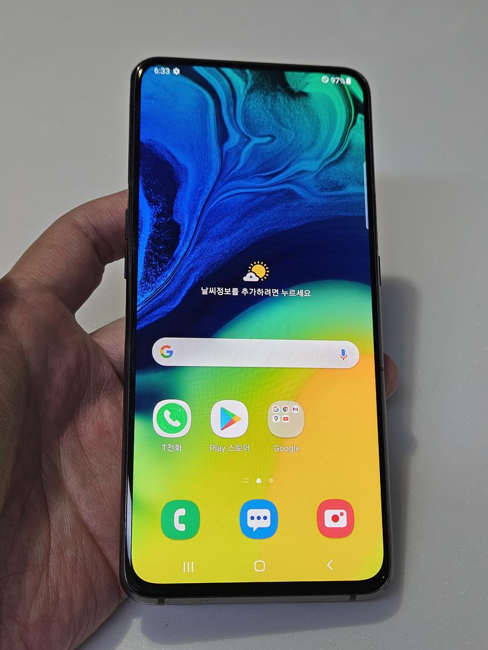 갤럭시 A80 블랙 11만