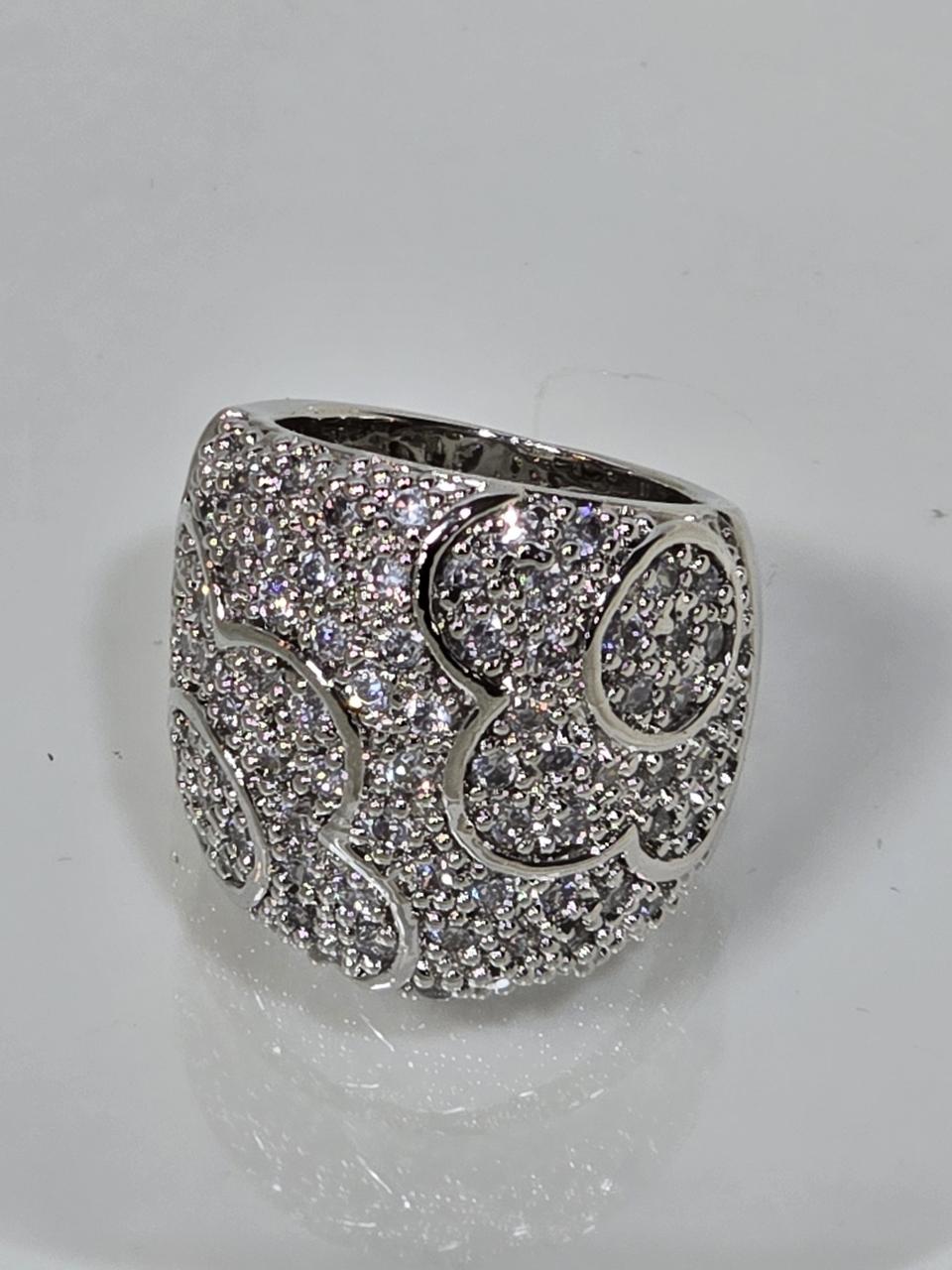 큐빅셋팅 핸드메이드 반지