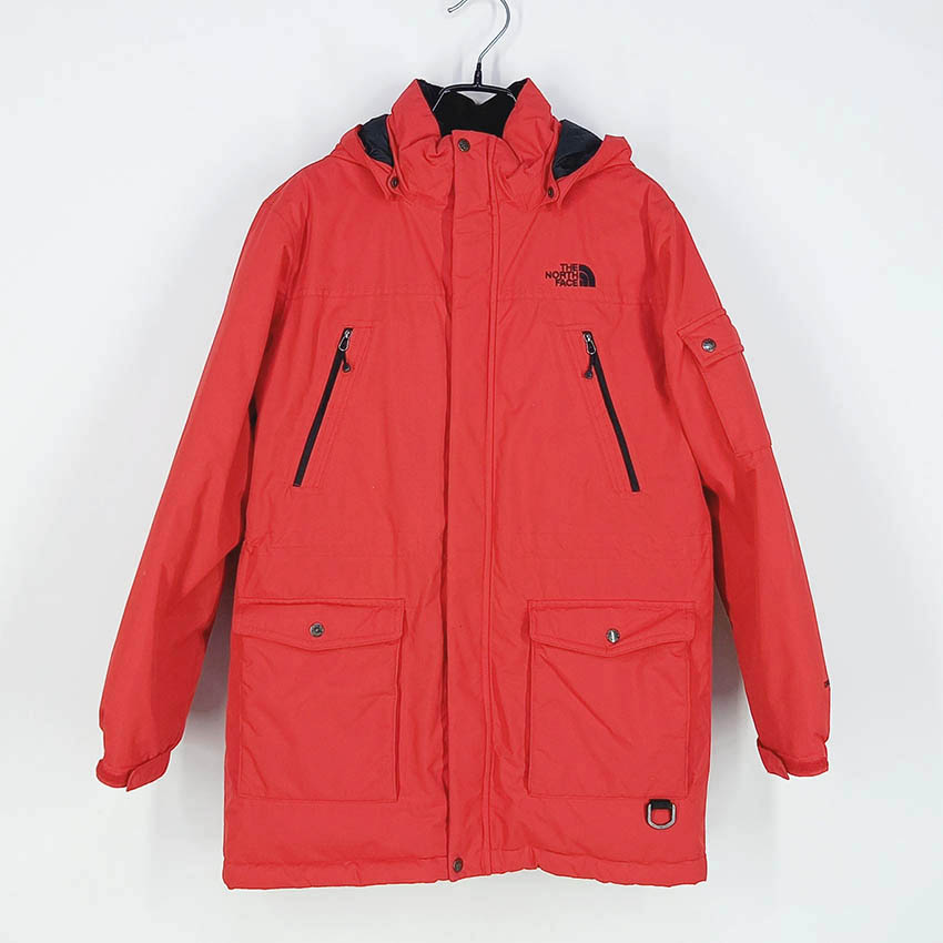 노스페이스 아동 덕다운 야상패딩 레드150 (HU42532)