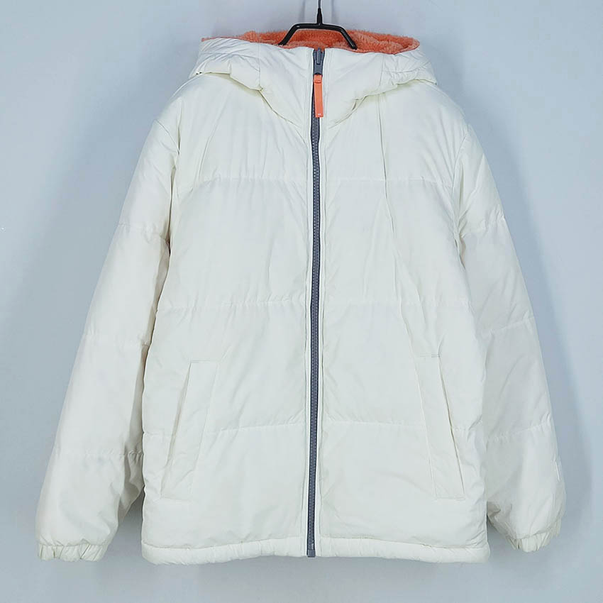 케이투 여성 양면뽀글이 구스다운패딩 아이보리85 (HU42535)