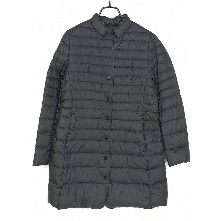 아이잗컬렉션 여성 스냅버튼 구스 경량패딩 블랙85 (HU42536)