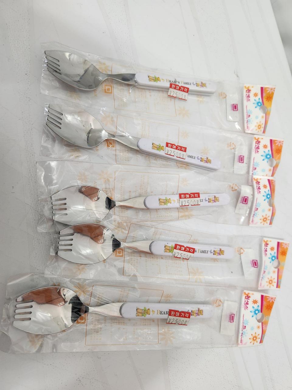 퀸센스 포크숟가락5개 포크포함