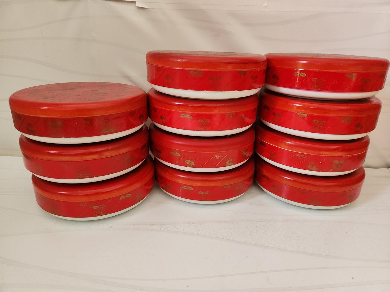 옛날 빨강 찬합 새거