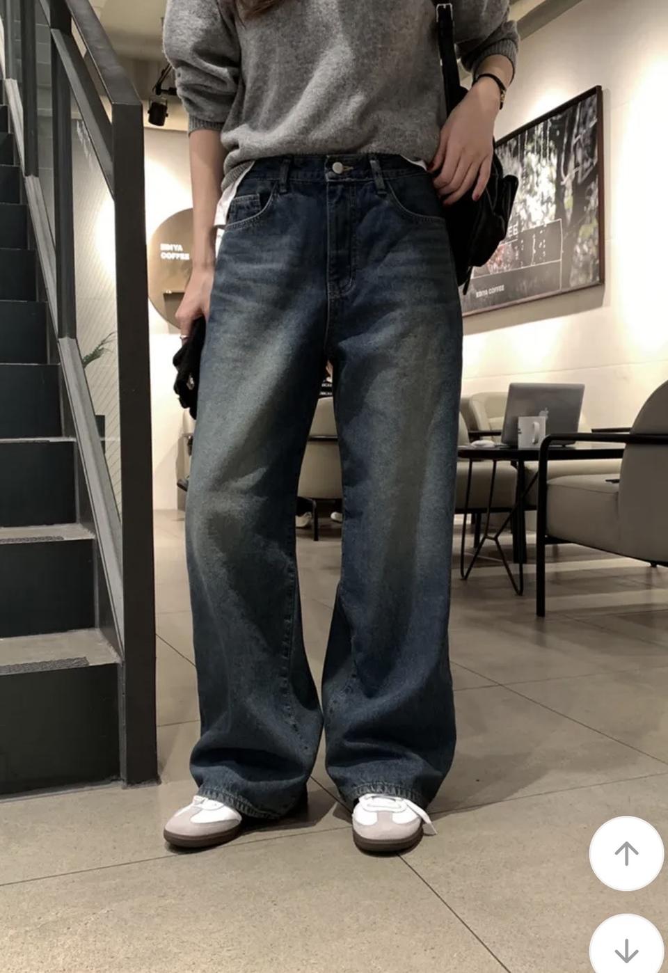 밍크 와이드 데님