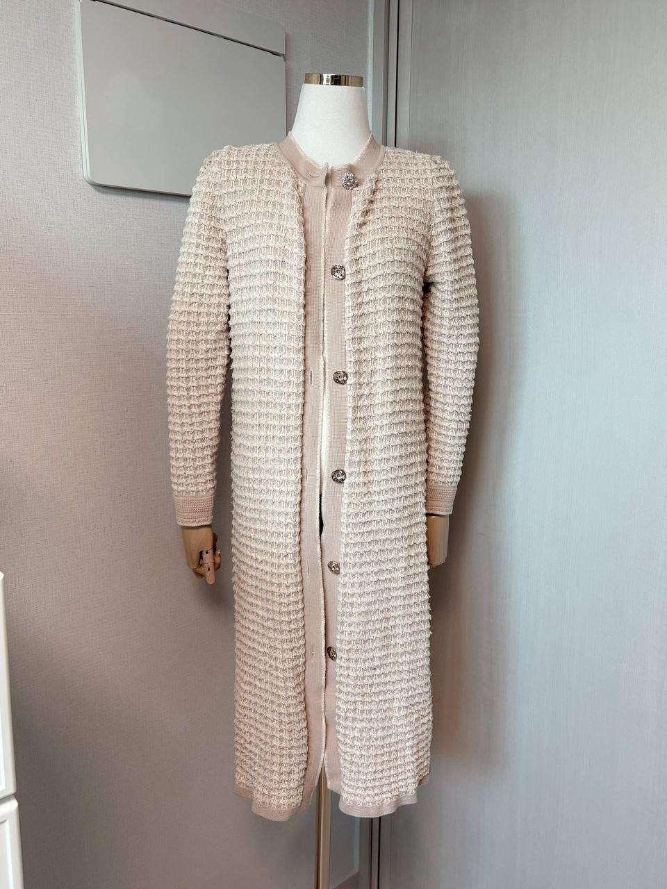 MINE 마인 모혼방 금사 롱가디건