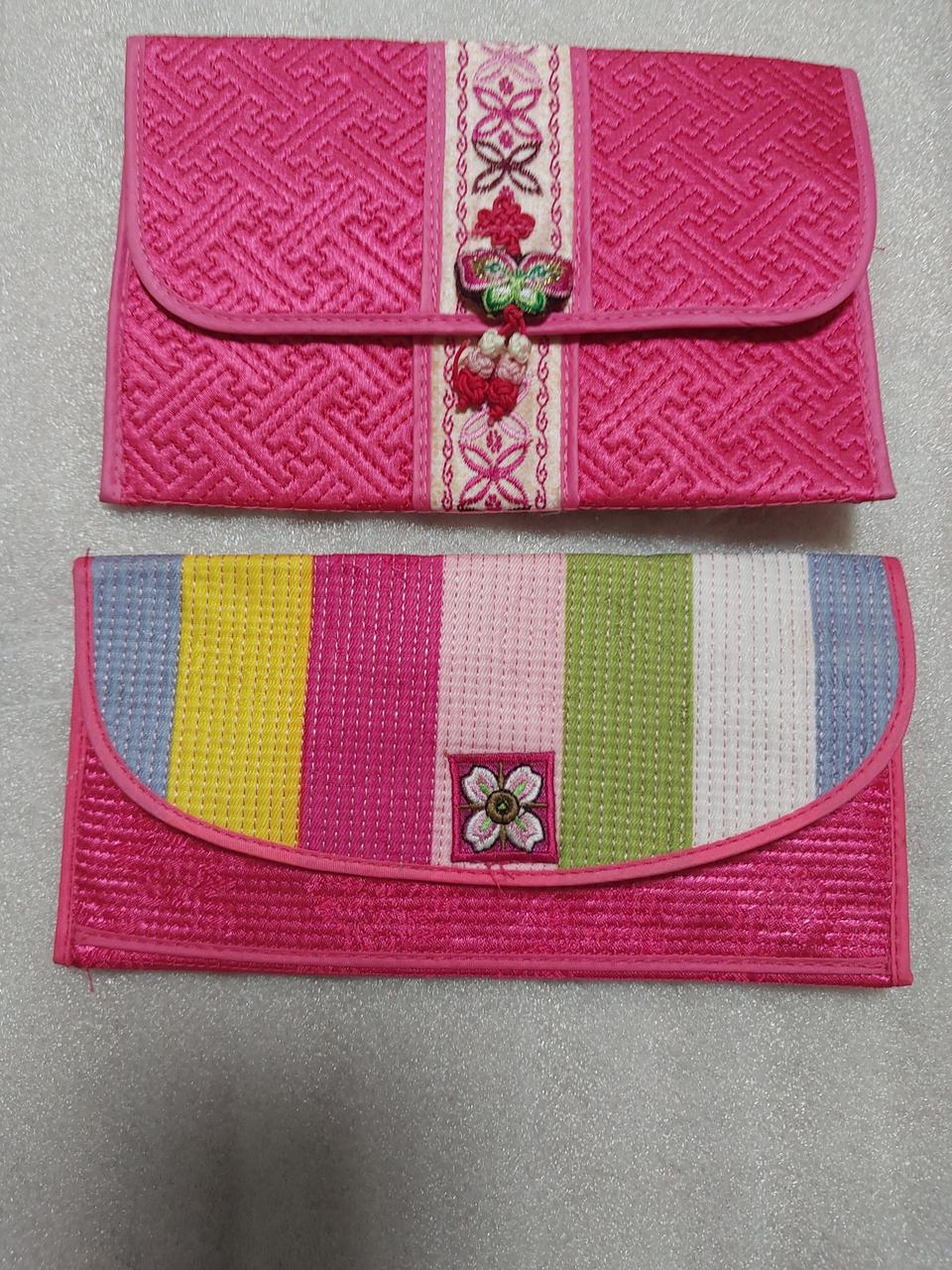 누비 장지갑 2개 세트