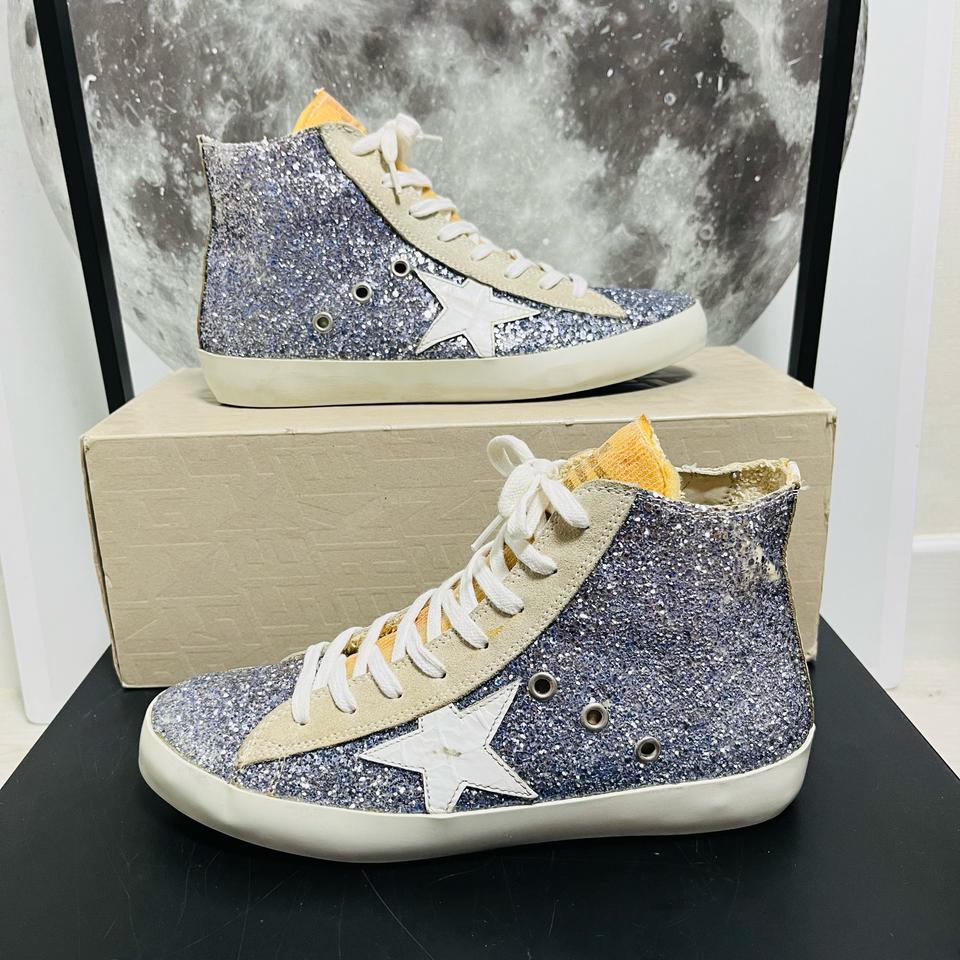 정품 37) 골든구스 글리터 스펀지 하이탑 스니커즈 235~240