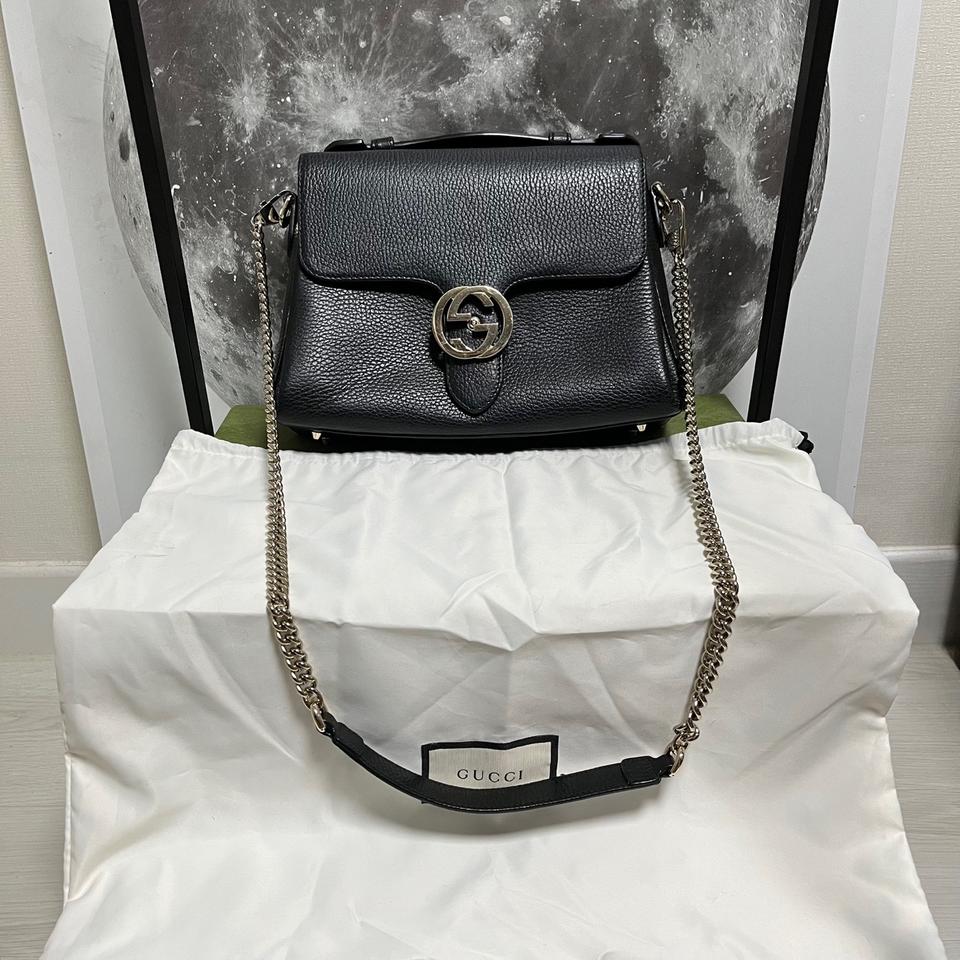 정품 OS) 구찌 인터로킹 탑핸들 토트백 숄더백