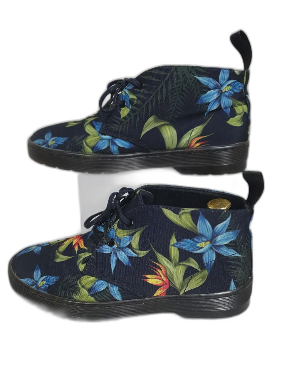 닥터마틴 데이토나 플라워 프린트 부츠 UK5