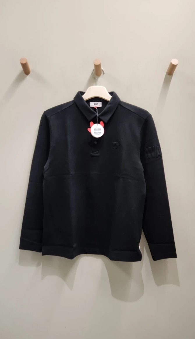 새상품 )WAAC 왁 골프 남성 엠보와키 기모 폴로 티셔츠( WMTBW