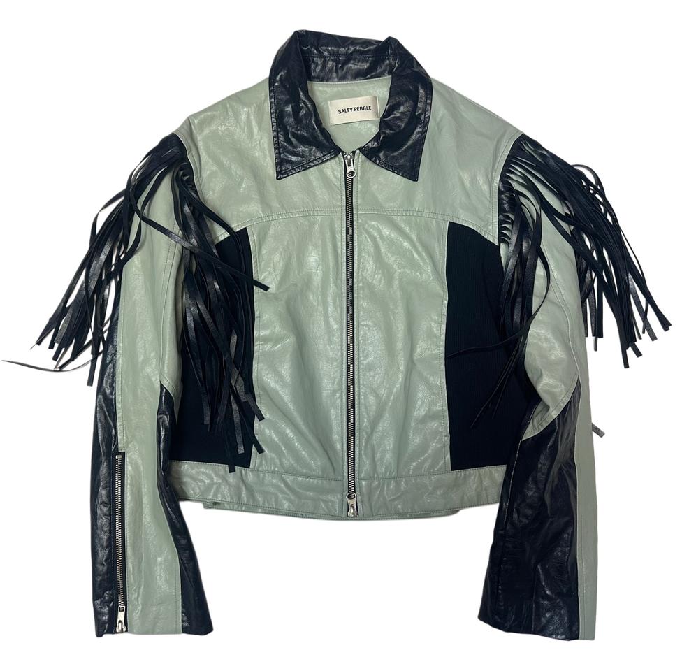 솔티페블 프린지레더자켓 1 Size
