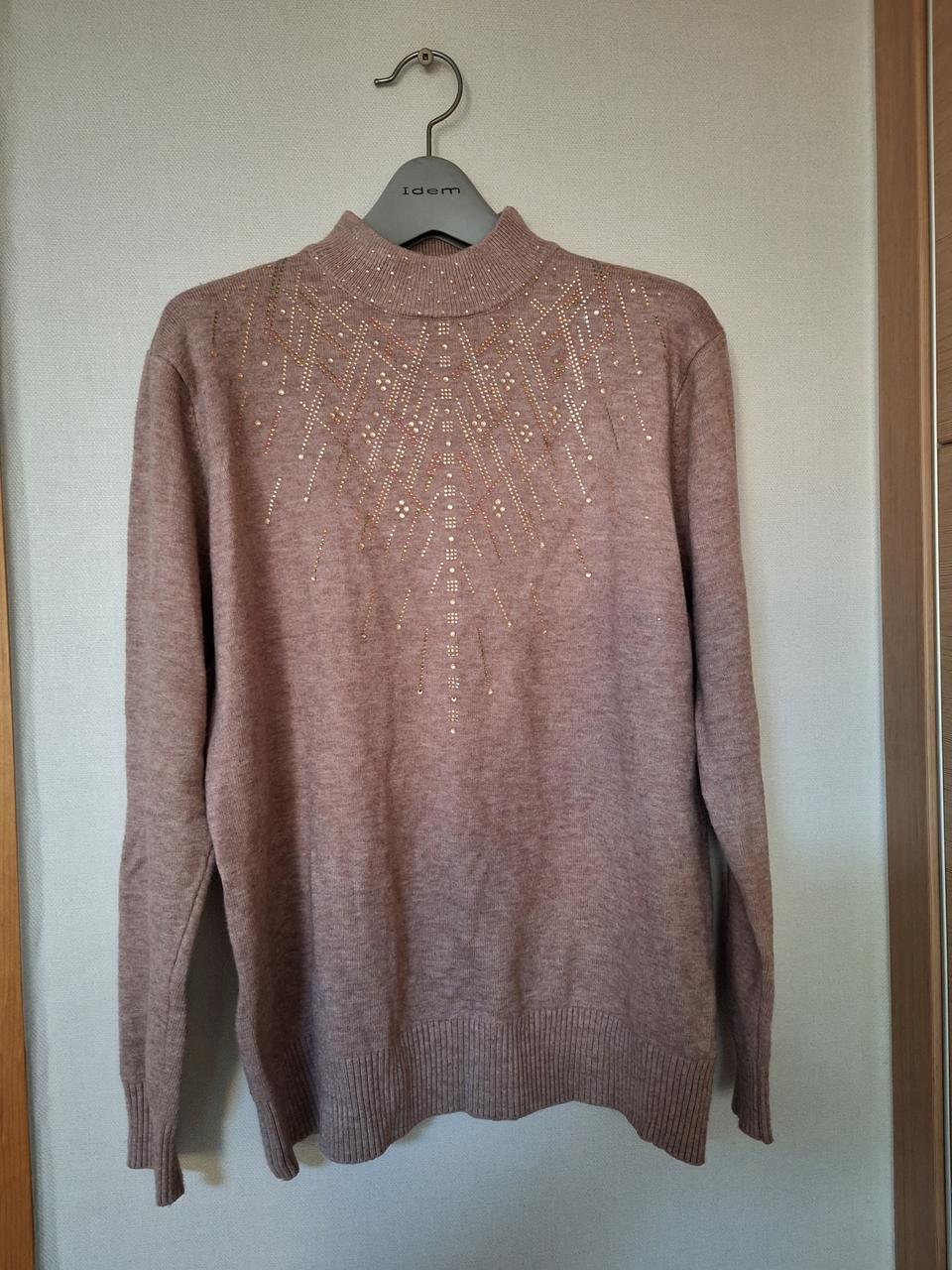 여성 니트 스웨터 핑크 L