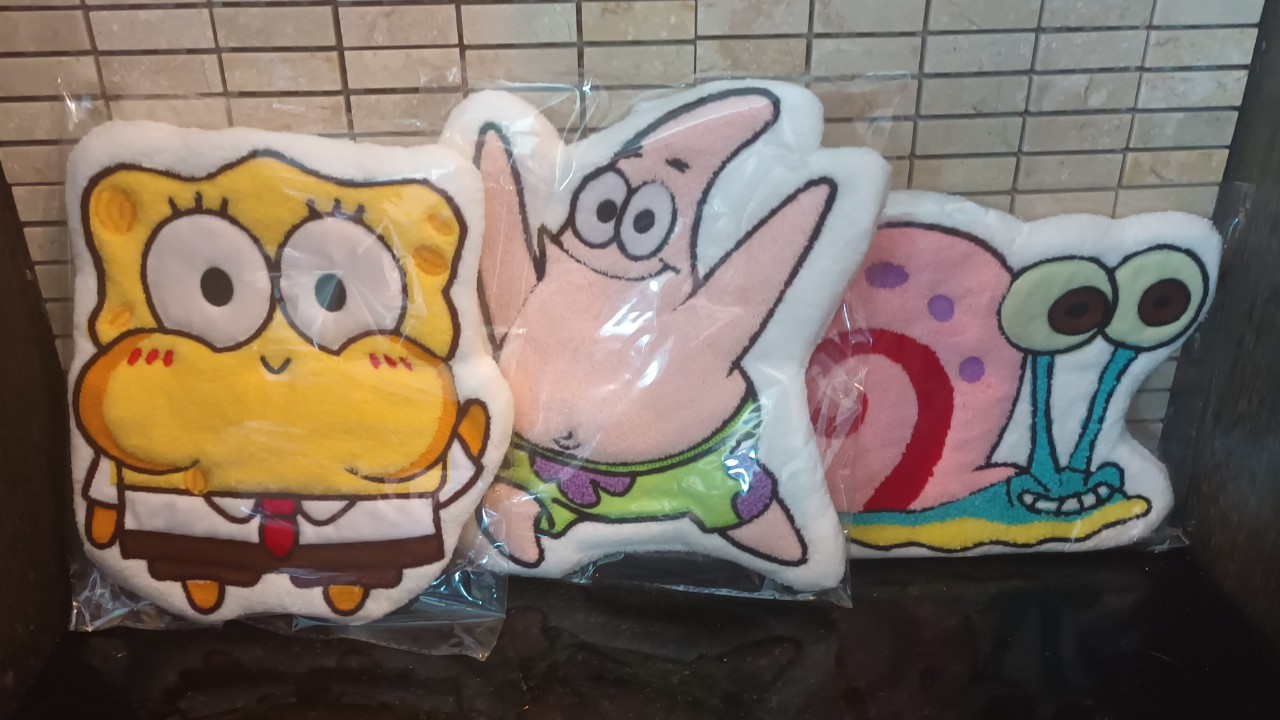 스펀지밥 핸드타올 3종