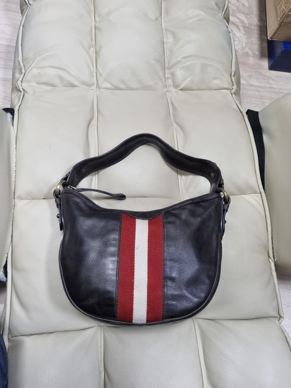 [정품] 발리 가죽 숄더백 다크브라운