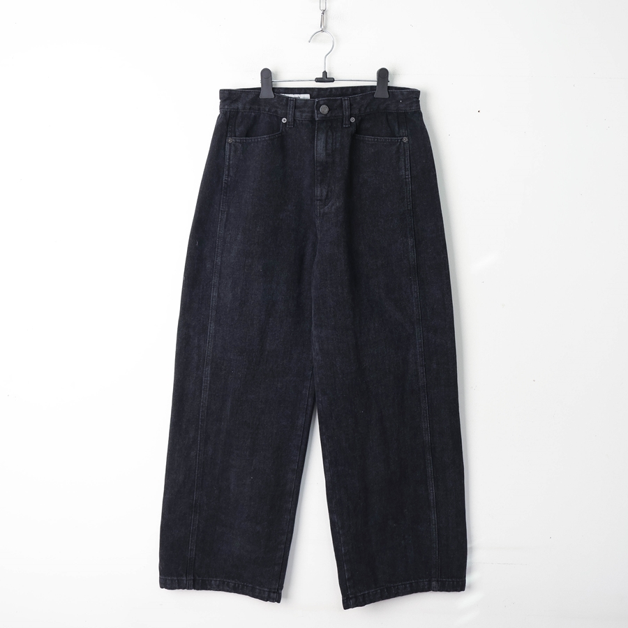 27/에잇세컨즈 피치기모 와이드 데님 팬츠