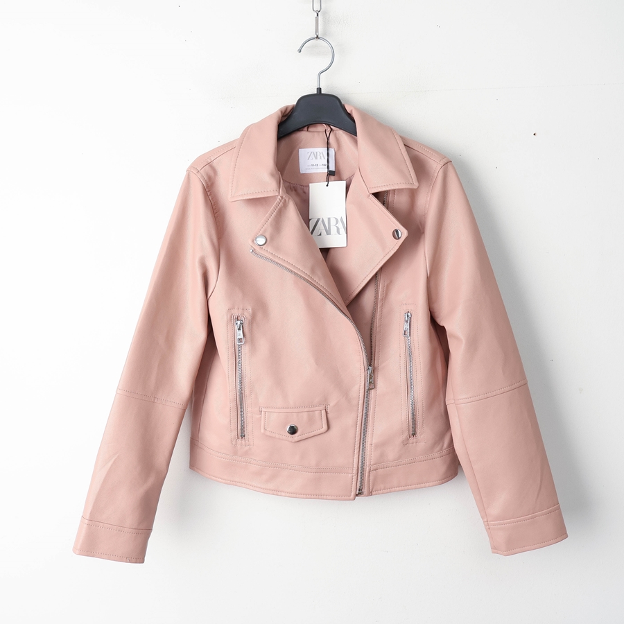 152/새상품 자라 여아 인조가죽 자켓