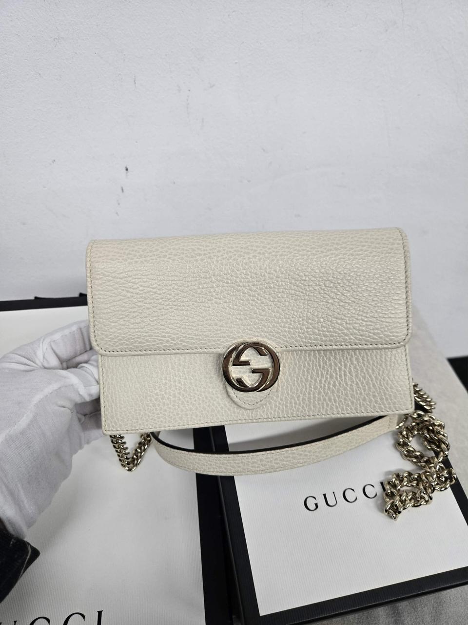 [정품][A급] 구찌 마몬트 인터로킹 숄더백