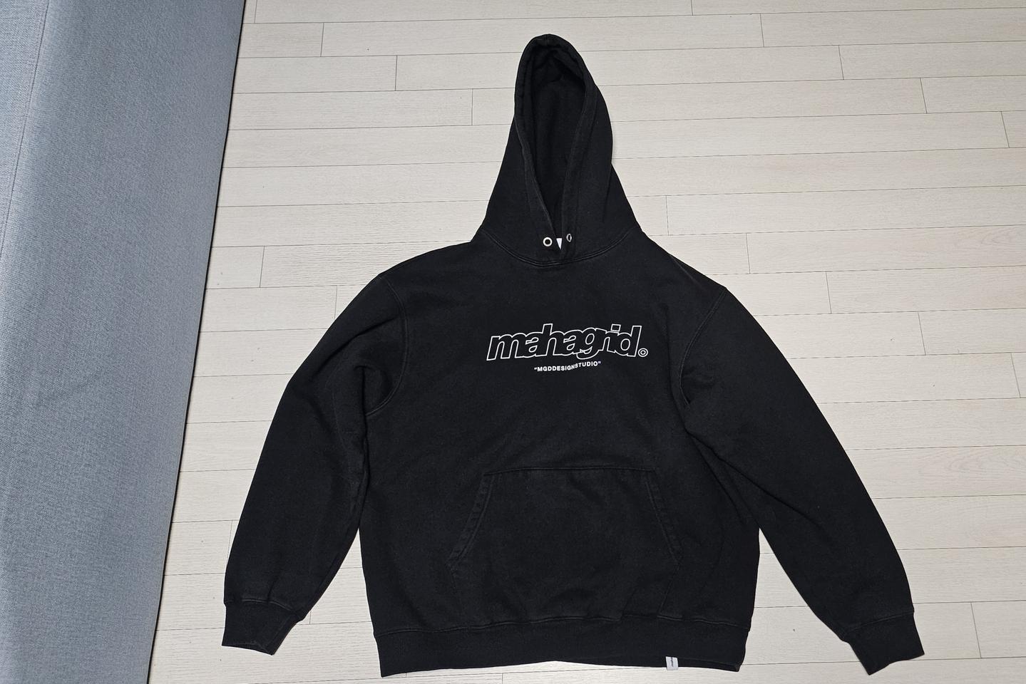 [l]마하그리드-기모 후드티 (블랙)