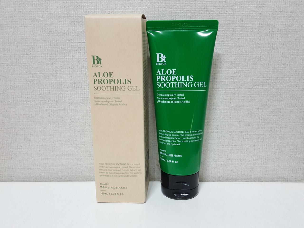 새상품)벤튼 알로에 플로폴리스 수딩젤(보습과 진정)100ml