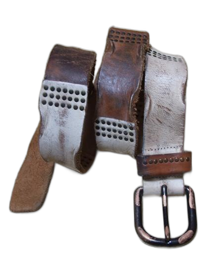 수제 찡장식 통가죽 벨트 허리33-37까지