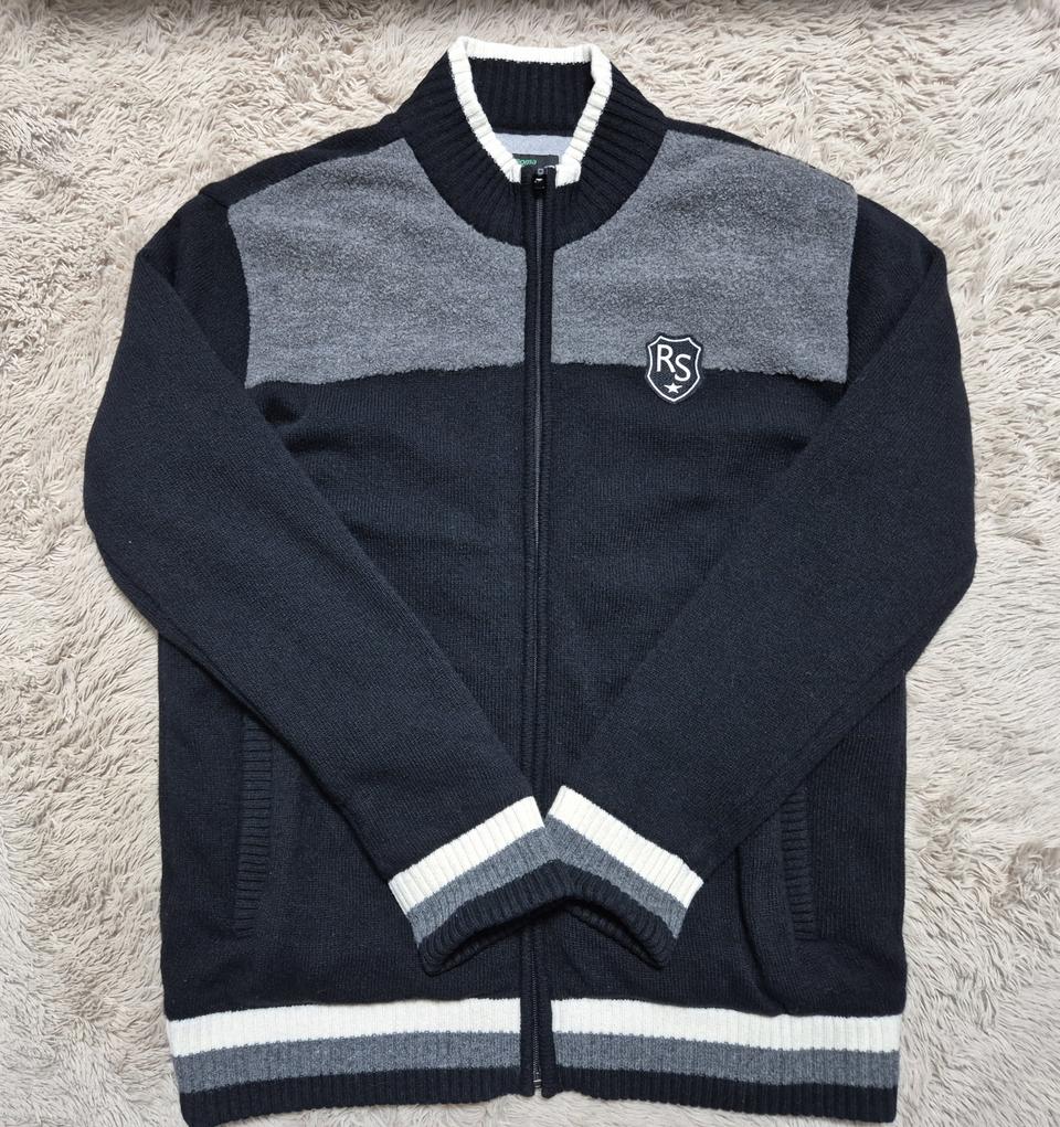 레노마 방풍 집업 니트 가디건 남 100