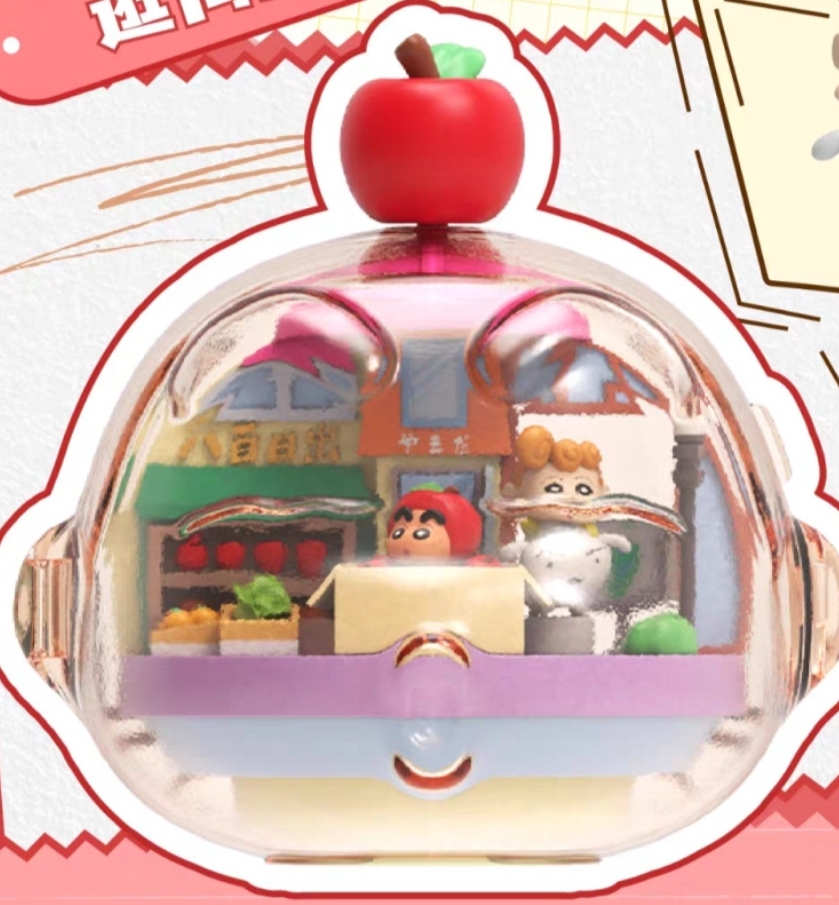 짱구자석회전피규어 사과