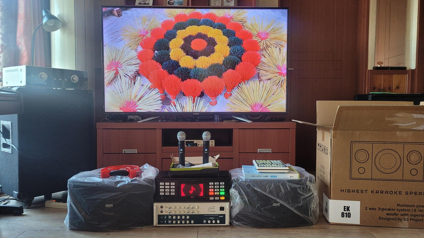 태진 노래방 반주기 풀 세트