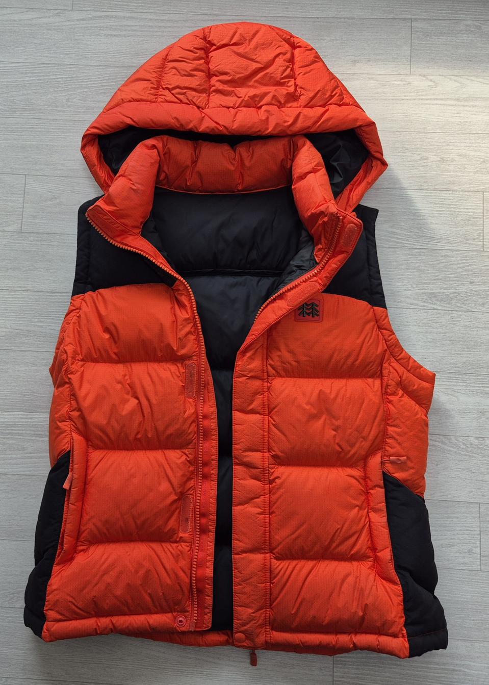 코오롱 스포츠 구스다운 패딩조끼  여 95