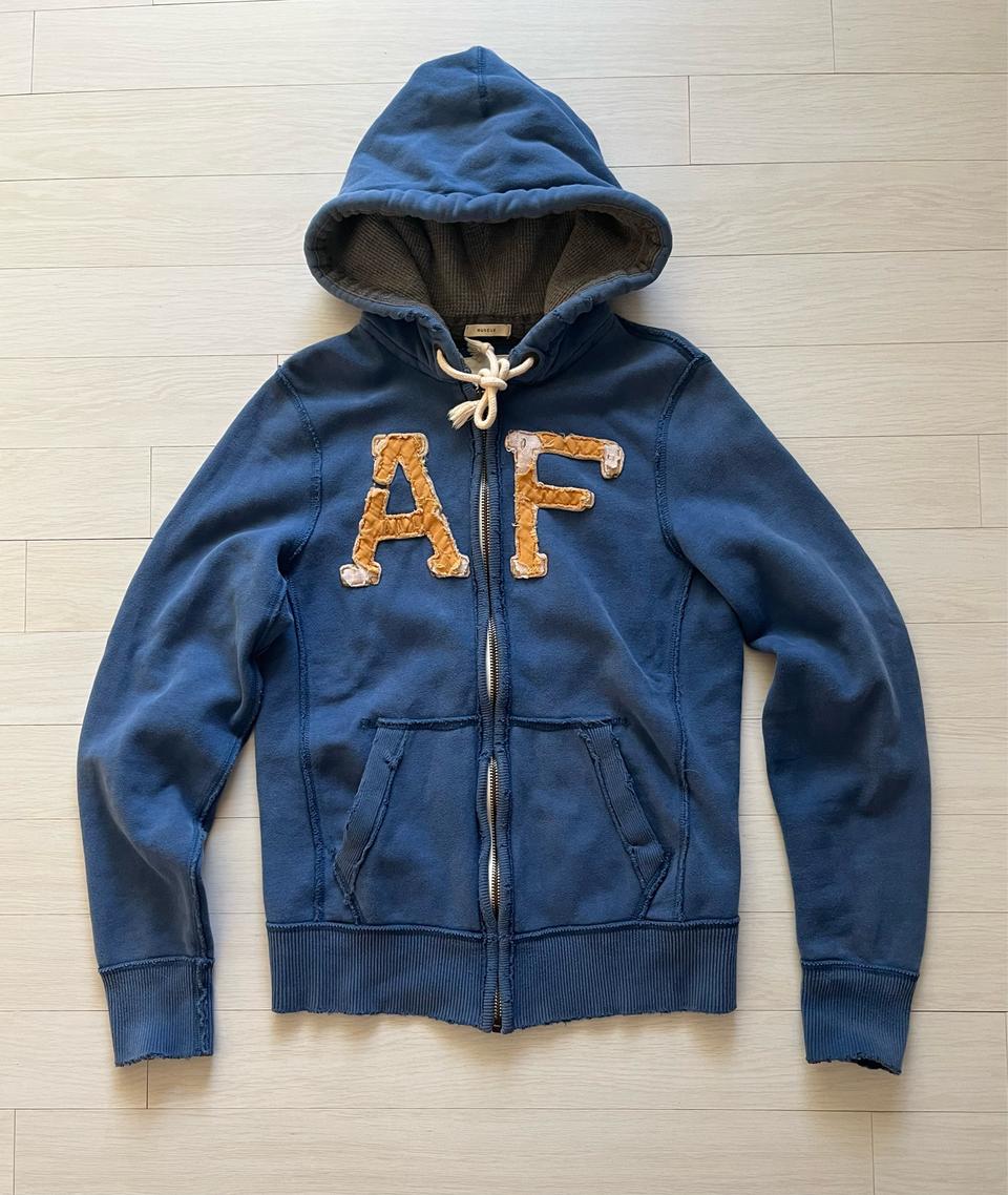 아베크롬비 후드집업 y2k 블루s  남녀공용100