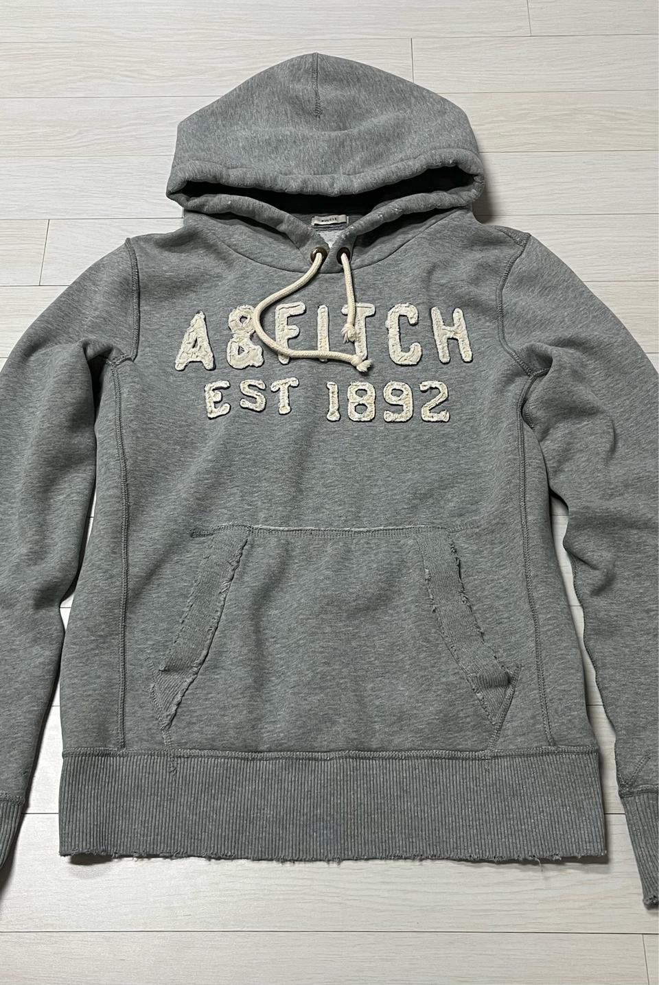 아베크롬비 후드 y2k 그레이 M 남녀공용