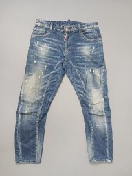 [32] 디스퀘어드2 메탈패치 바이커진 청바지