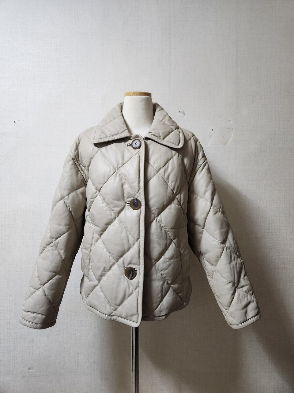 칼라거펠트 양가죽 패딩 자켓