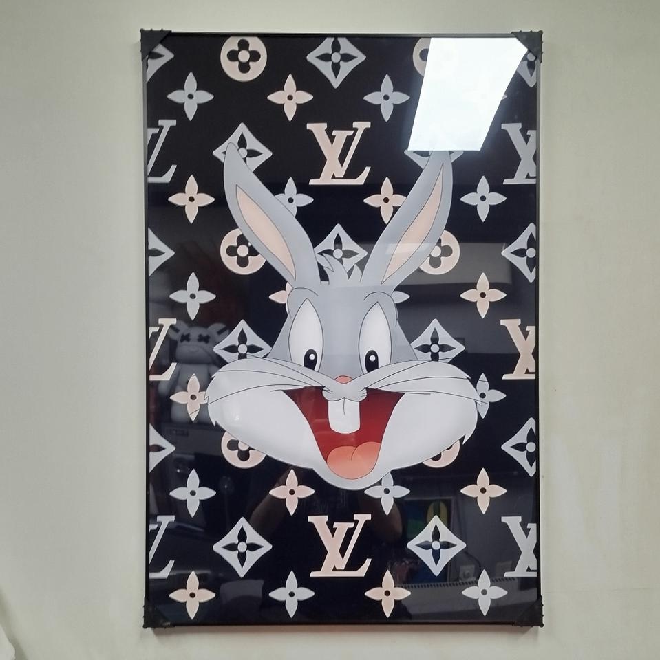 벅스버니 토끼 루이비통 디즈니 유화 꽃 그림액자 그림 액자 인테리어소품