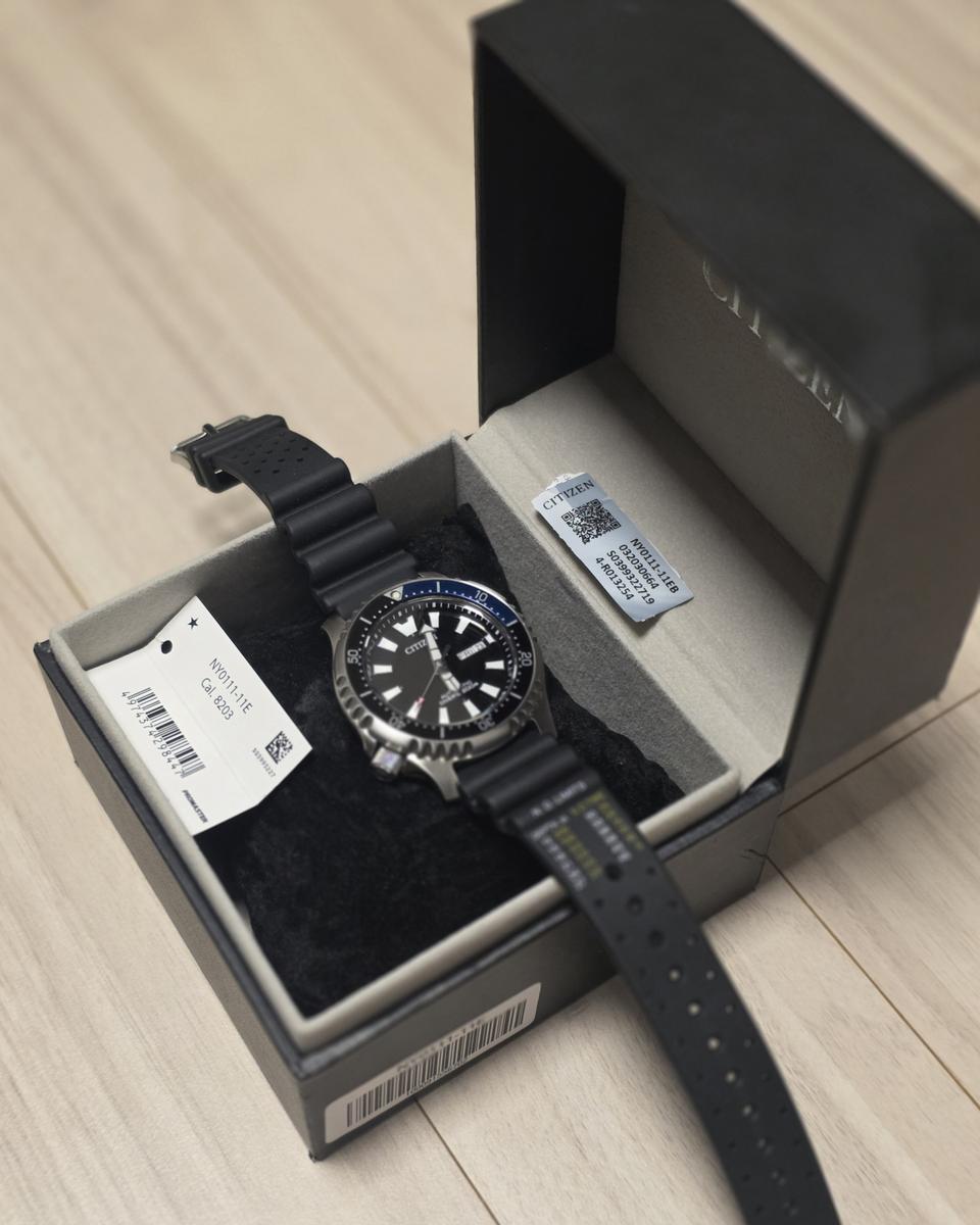 시티즌 (CITIZEN) 복어 프로마스터 오토메틱 다이버 시계