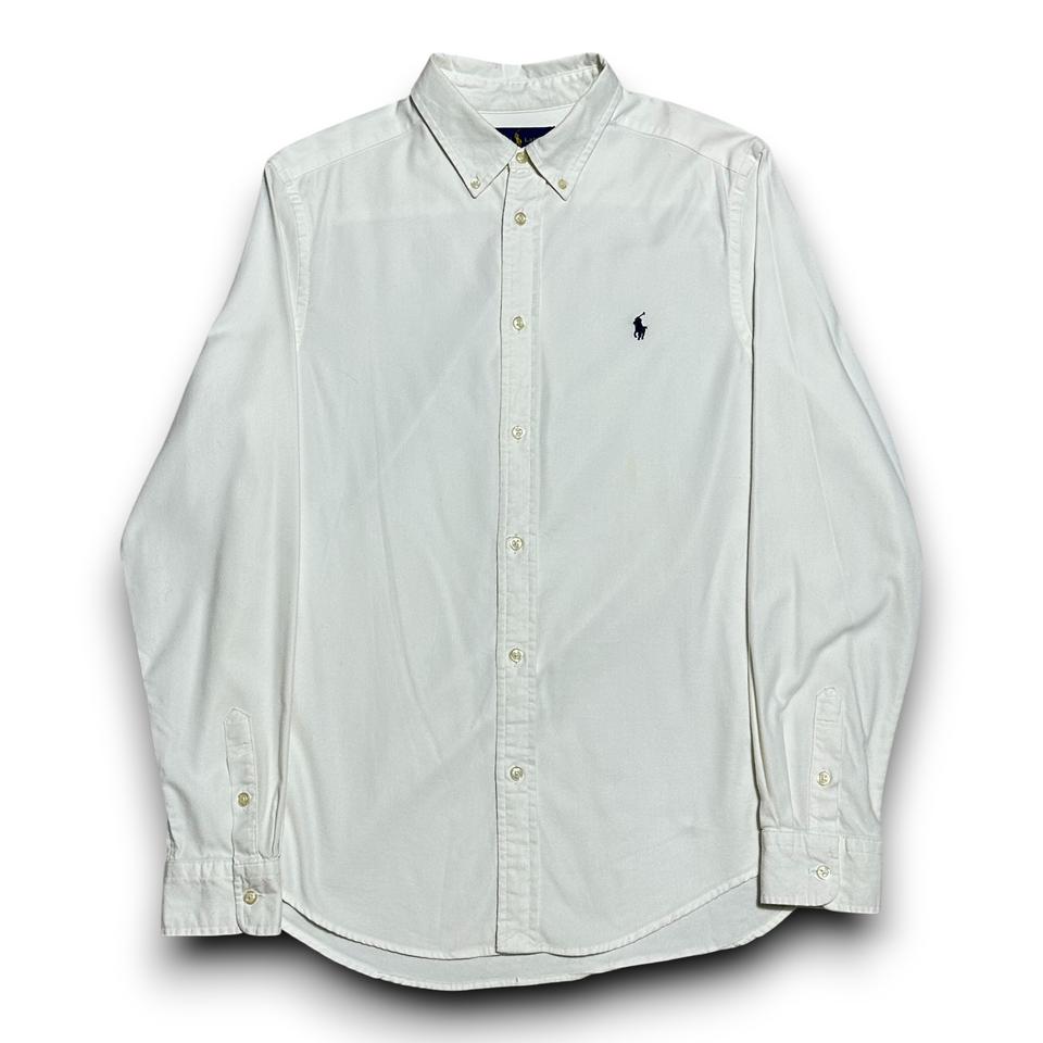 Polo Ralph Lauren 여성 화이트 코튼 셔츠