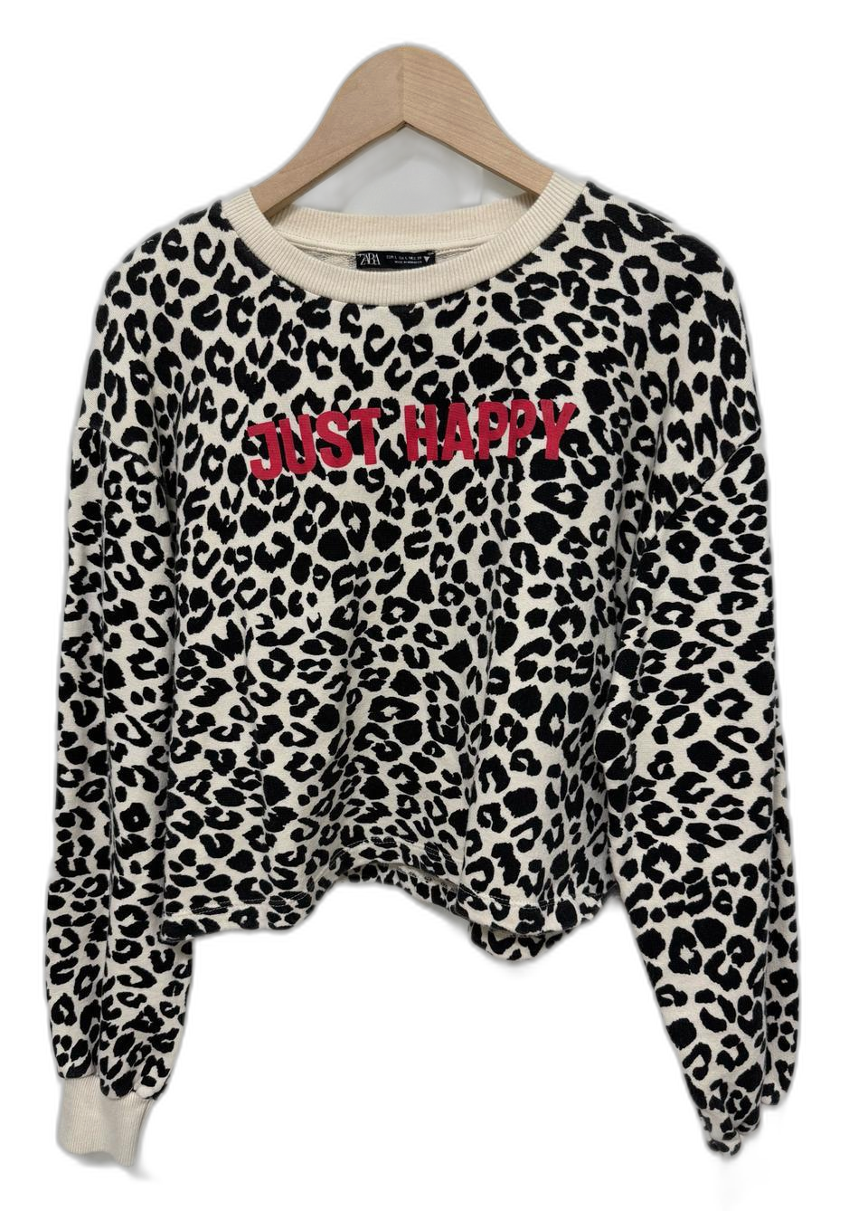 ZARA 자라 레오파드 맨투맨