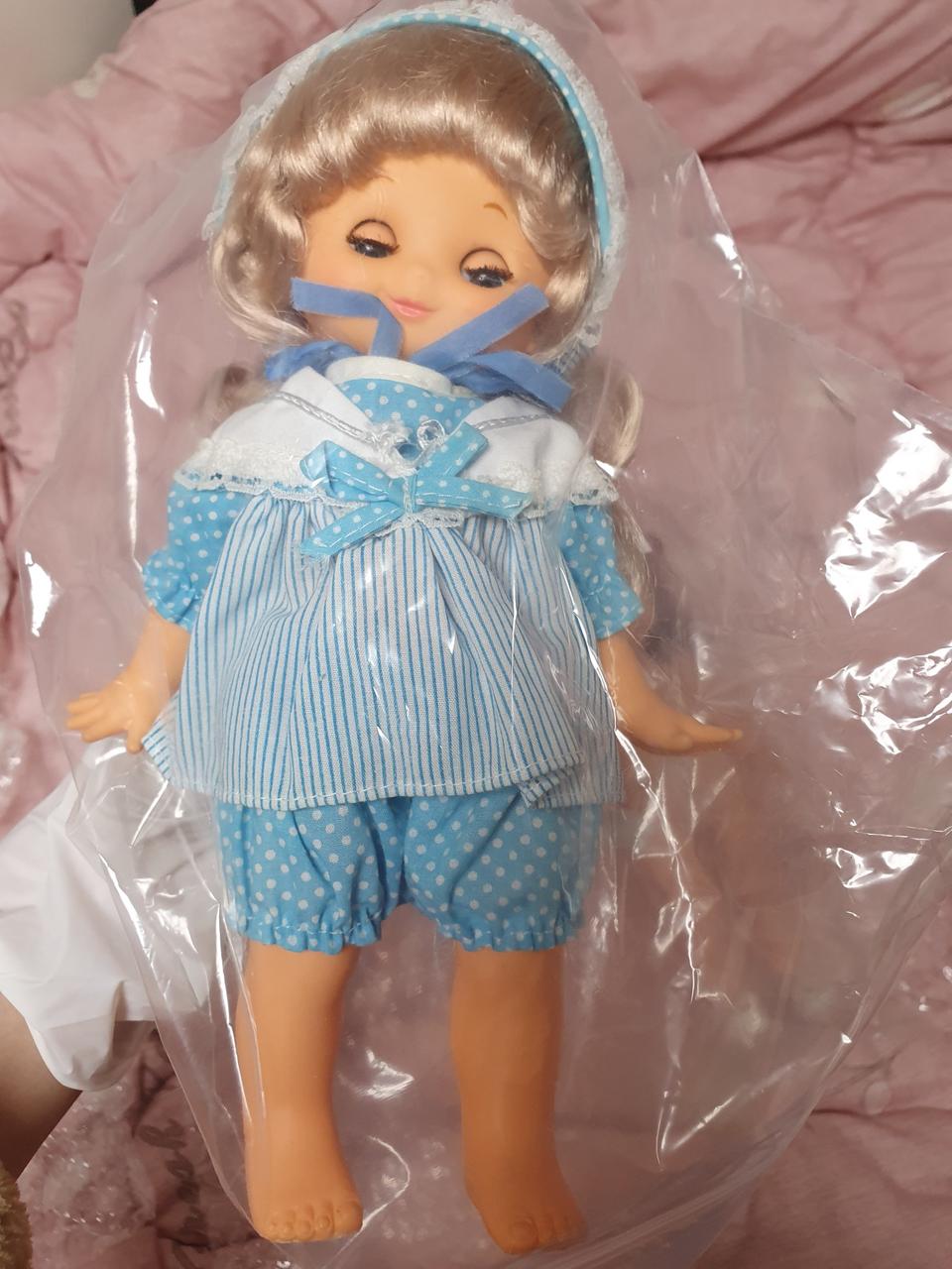 빈티지 외국 금발 소녀인형