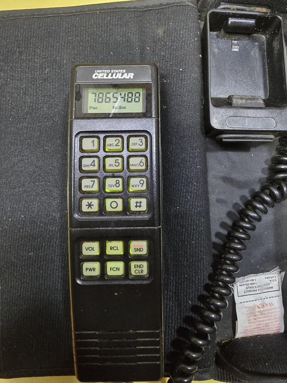 추억속의 빈티지 모토로라 카폰