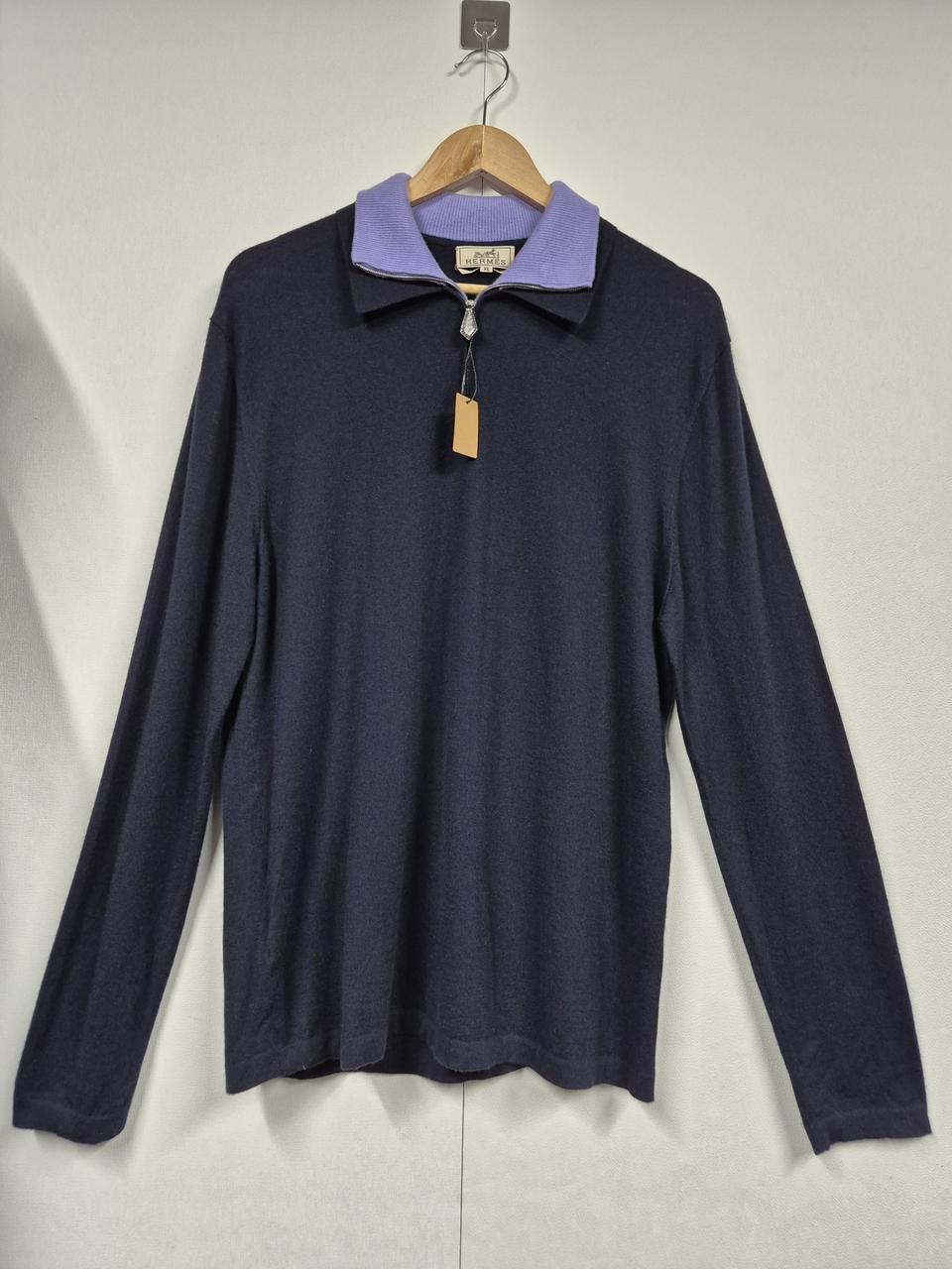 에르메스 케시미어 경량 니트 티셔츠