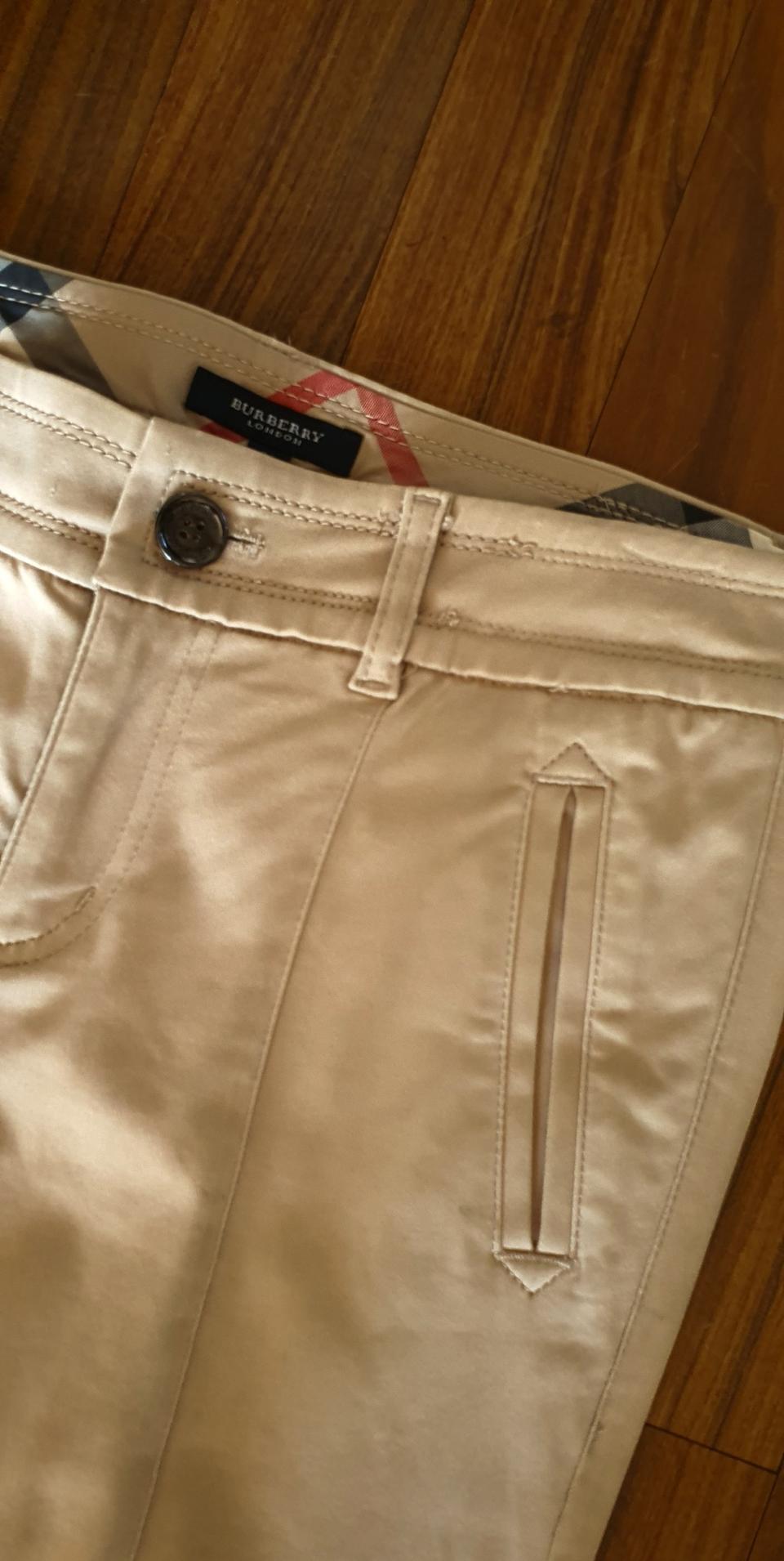 버버리부츠컷바지