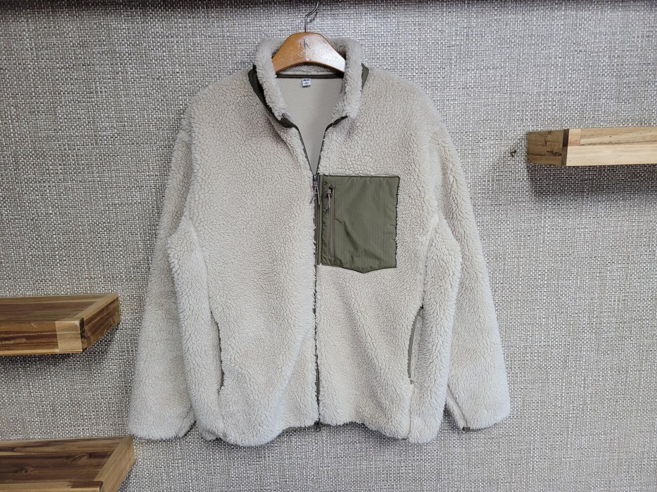 L 100사이즈 유니클로 플리스 자켓 후리스