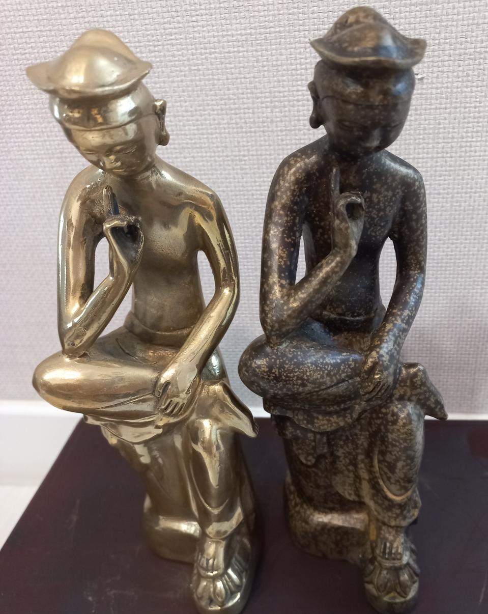 청동황동반가사유상2분