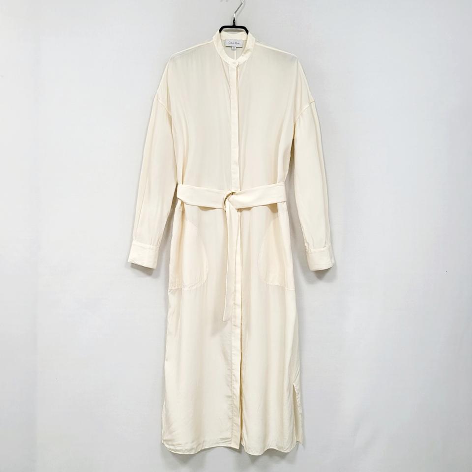 Calvin Klein 실크 롱 원피스