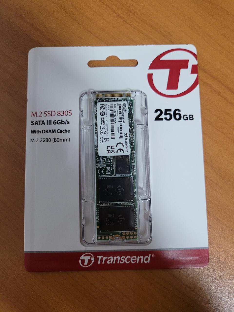 트랜센드 M.2 SSD 256GB