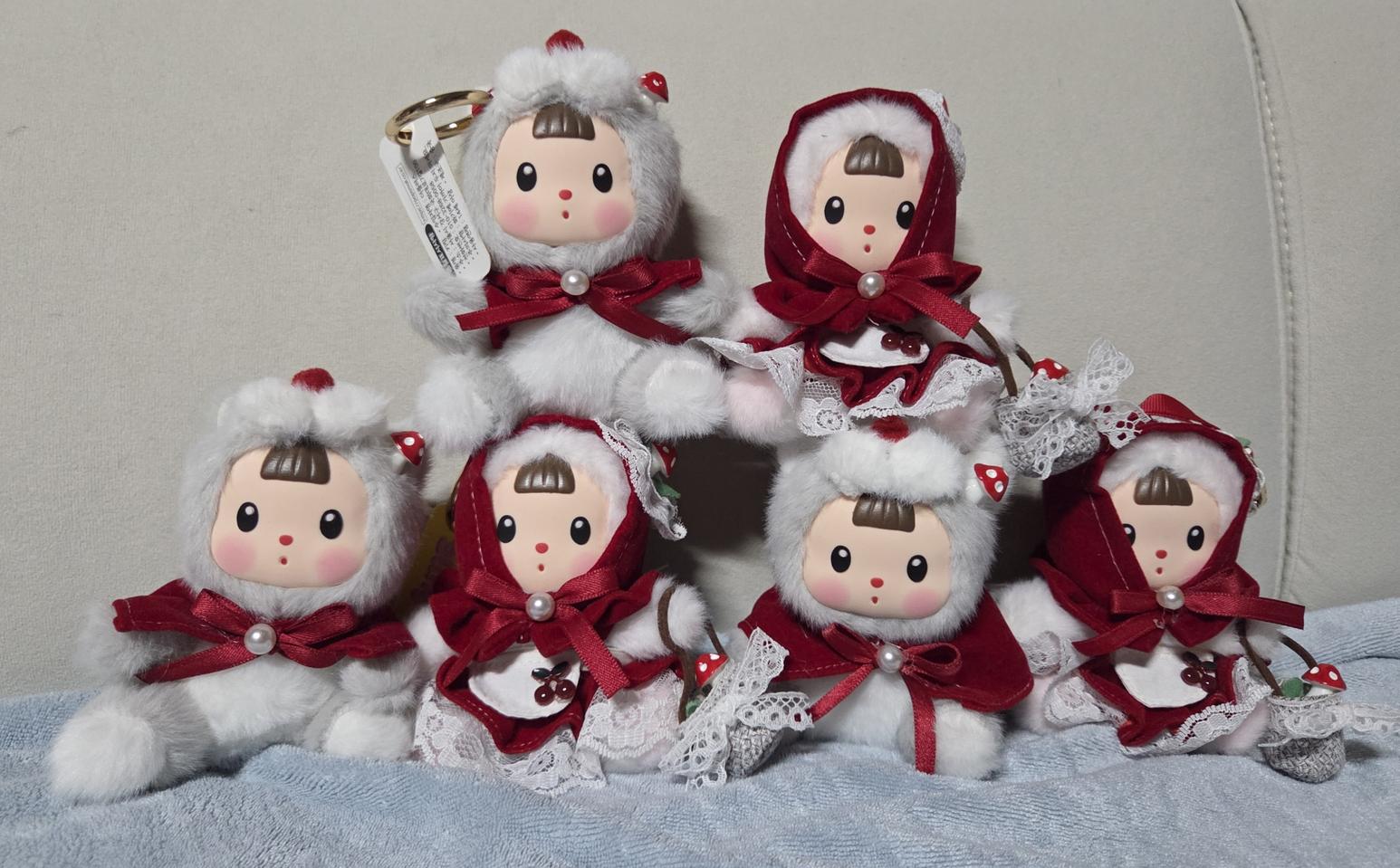 빨간망토 여친 늑대 남친 키링