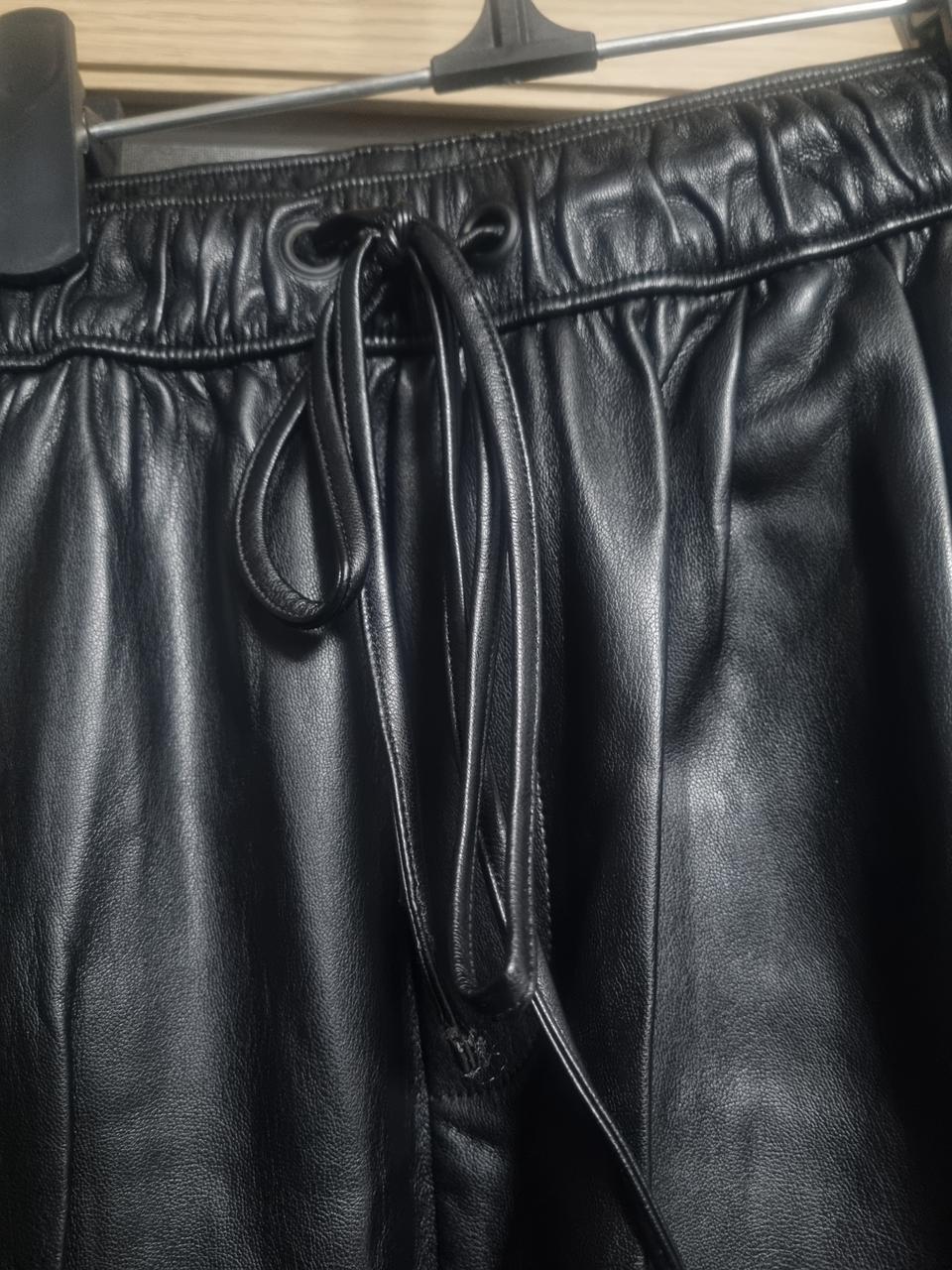 자라 레더 바지 s