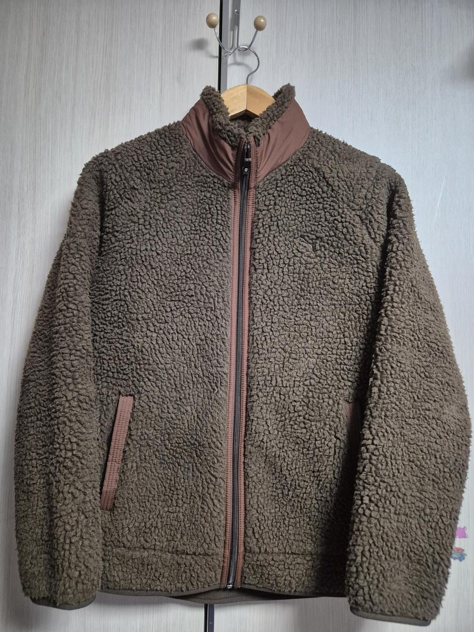 푸마 브라운 뽀글이 여성 자켓 L